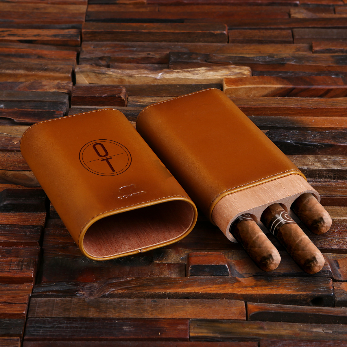 The Three Amigos Leather Cigar Holder TP-027877