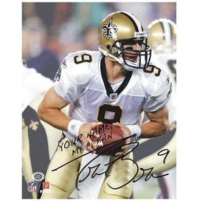 Personalized NFL Autographed Canvas Print