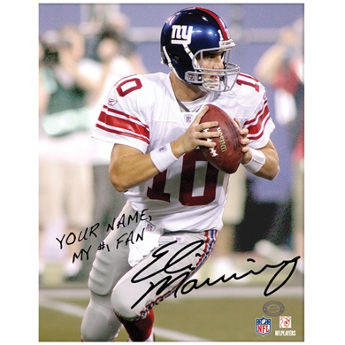 Personalized NFL Autographed Canvas Print