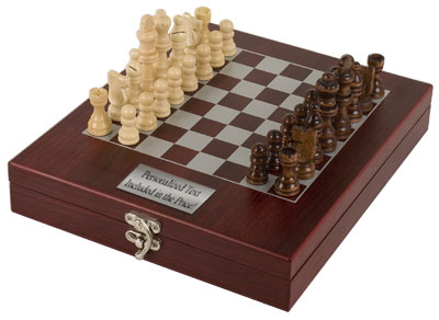 Engraved Elite Rosewood Chess Set CHES01