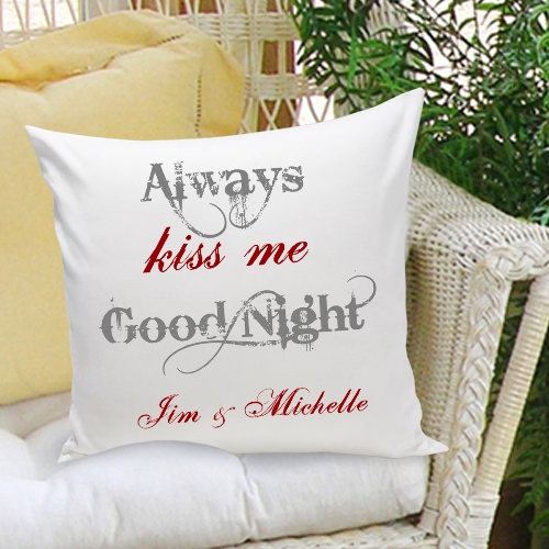 Personalized Couples Love Throw Pillows