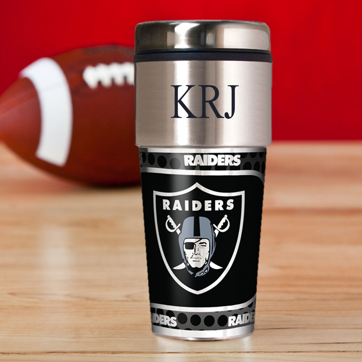Personalized NFL Hot and Cold Tumbler OaklandRaiders 28.50