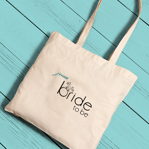 Custom Printed Brides Perfect Tote