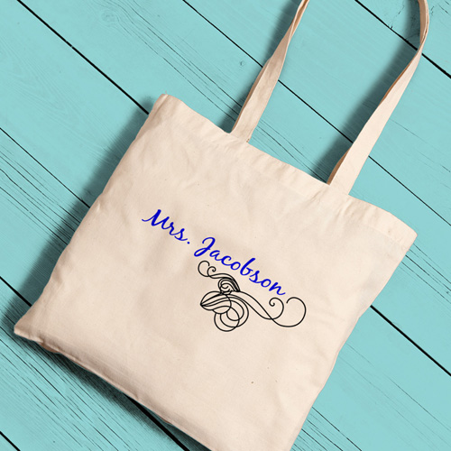 Custom Printed Brides Perfect Tote