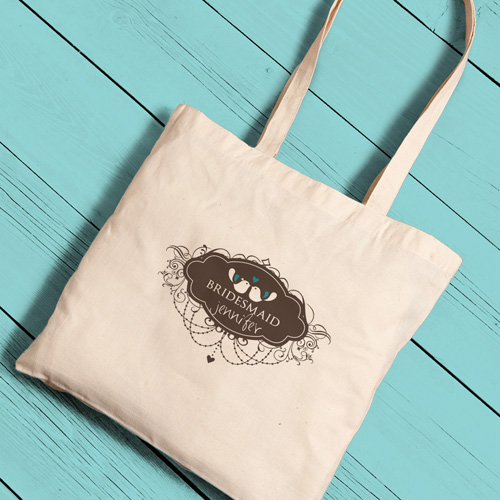 Custom Printed Bridesmaid Perfect Tote