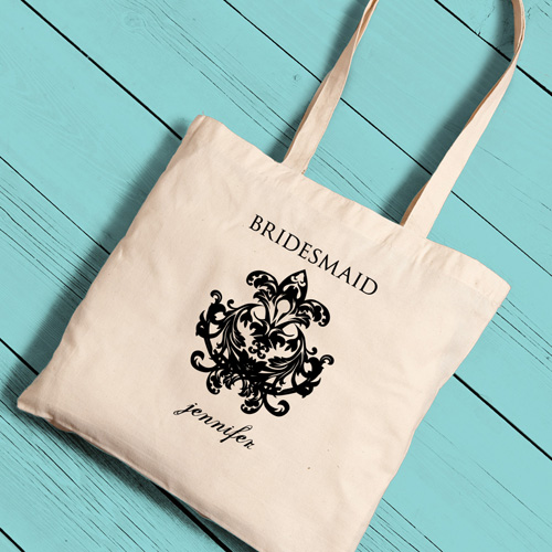Custom Printed Bridesmaid Perfect Tote