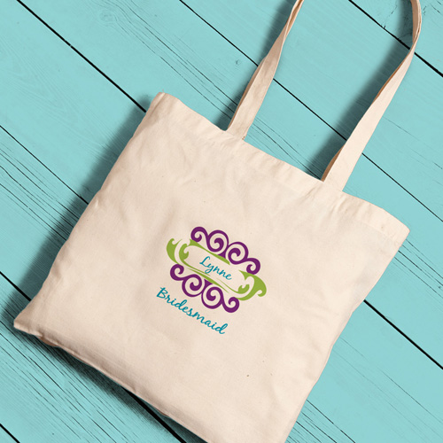 Custom Printed Bridesmaid Perfect Tote
