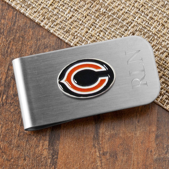 Engraved NFL Money Clip and Bottle Opener