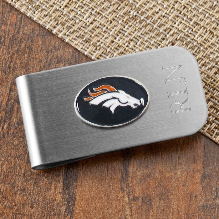 Engraved NFL Money Clip and Bottle Opener