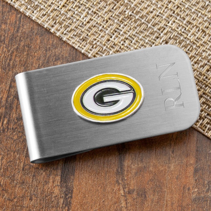Engraved NFL Money Clip and Bottle Opener