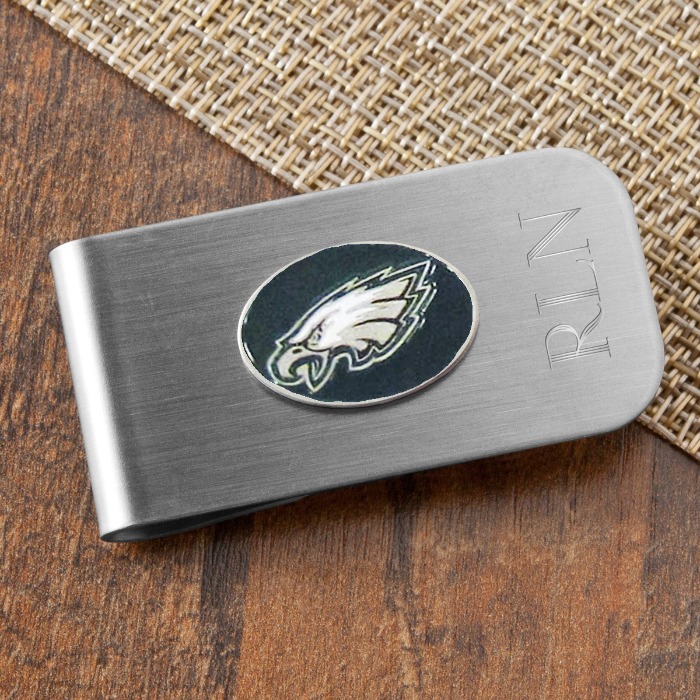 Engraved NFL Money Clip and Bottle Opener