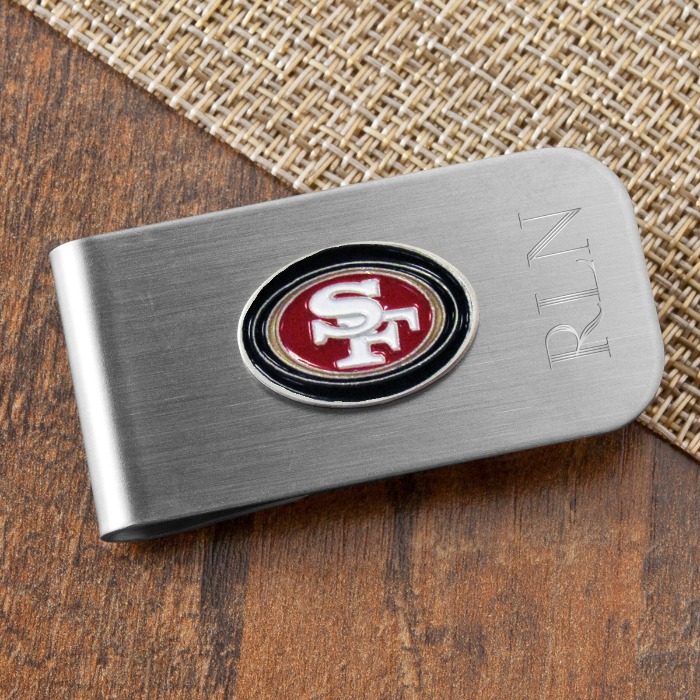Engraved NFL Money Clip and Bottle Opener