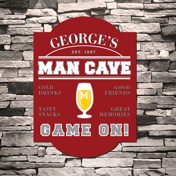 Custom Modern Wood Tavern Bar Sign