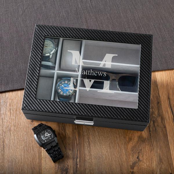 Personalized Skagwit Watch and Sunglasses Box GC1404