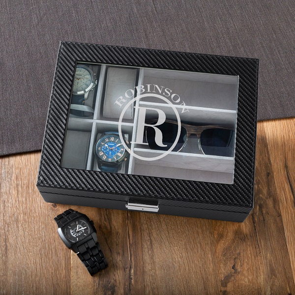 Personalized Skagwit Watch and Sunglasses Box
