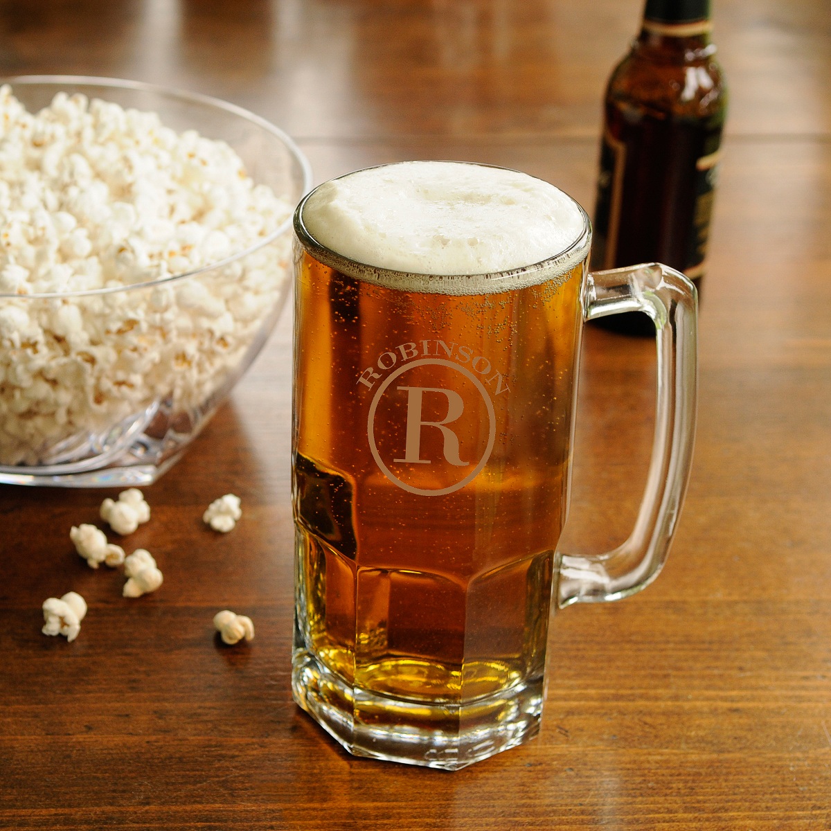 Personalized Monster 32oz Glass Beer Mug