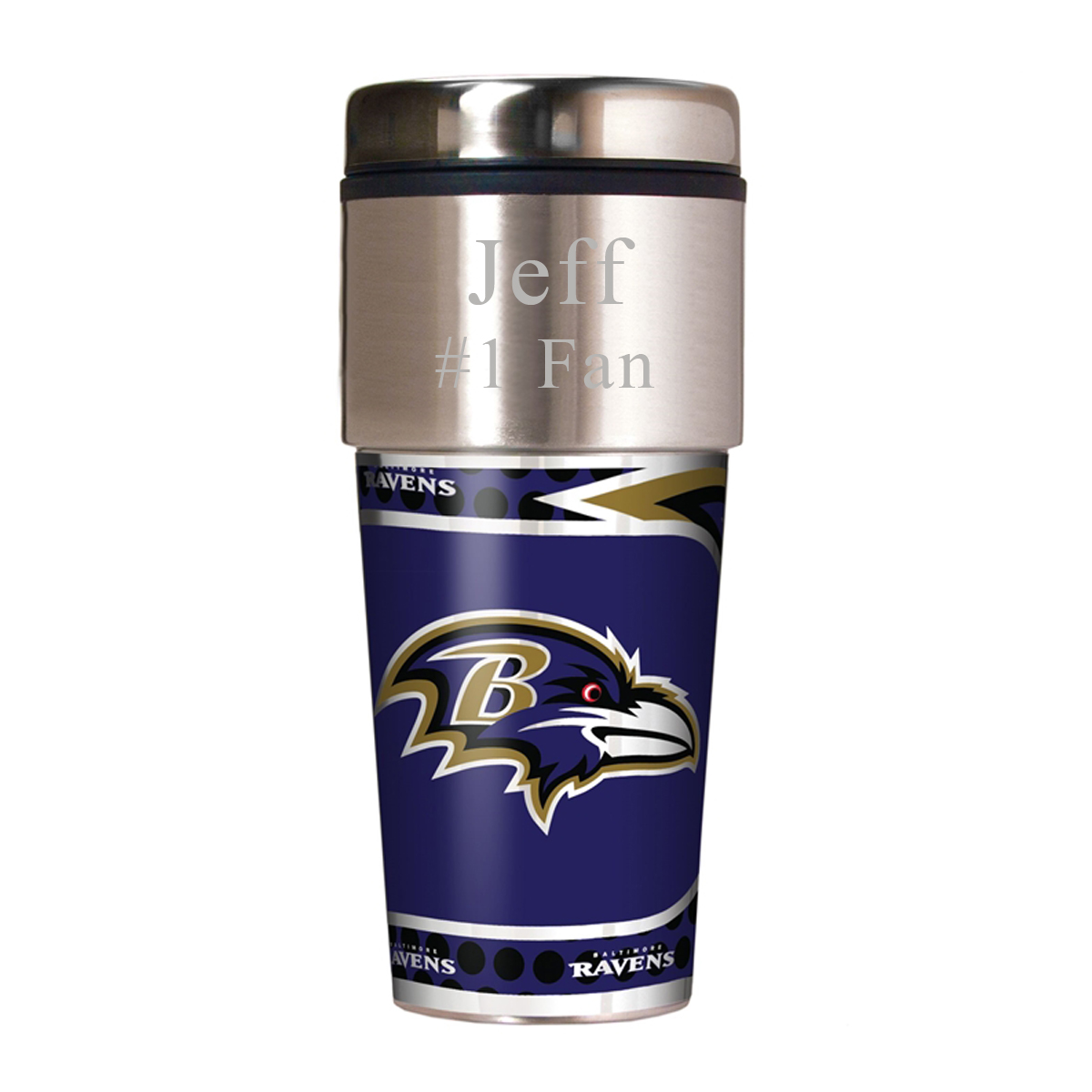 Personalized NFL Travel Tumbler
