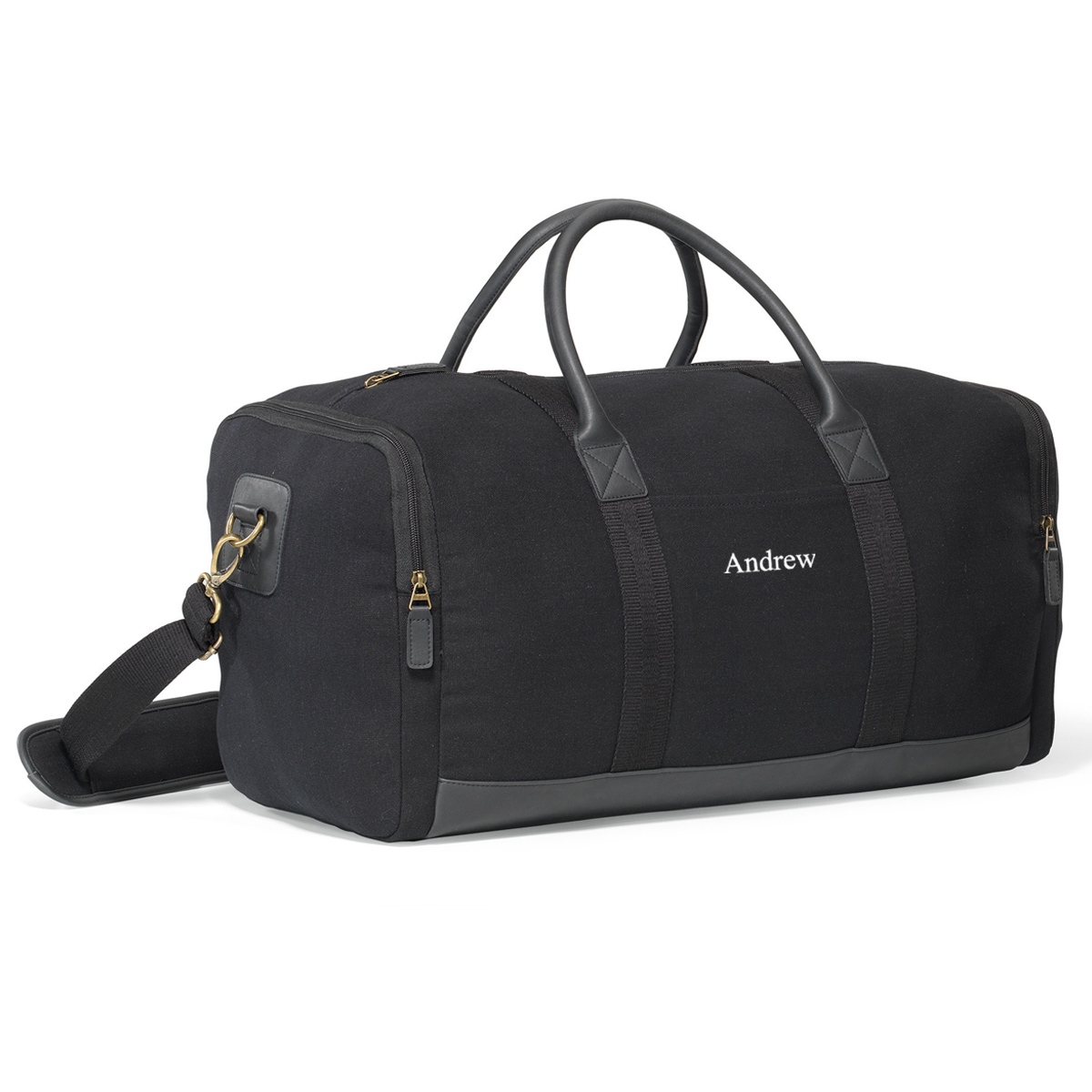 Personalized Heritage Flannel Lined Duffel Travel Bag