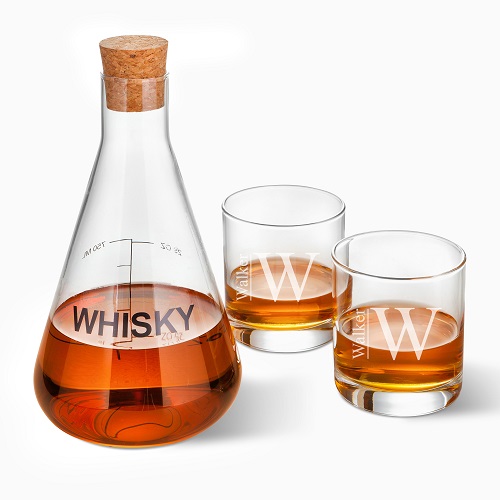 Personalized Glasses With Artland Whisky Decanter