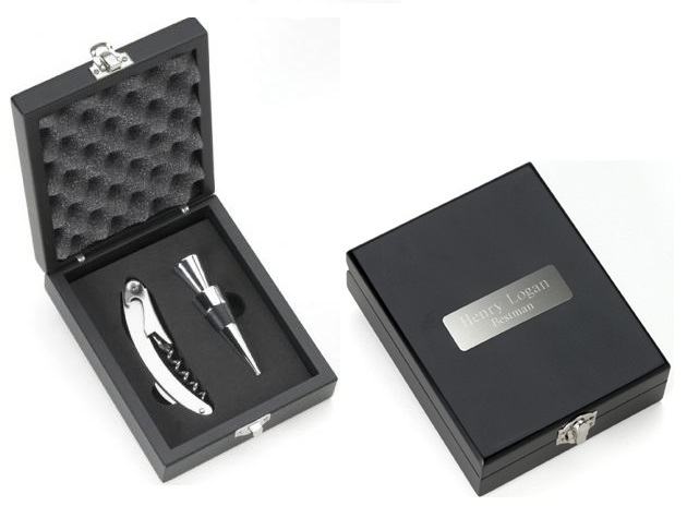 Engraved Wine Tool Kit Box Set GC219