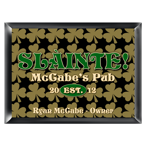 Personalized Irish Family Home Pub Sign