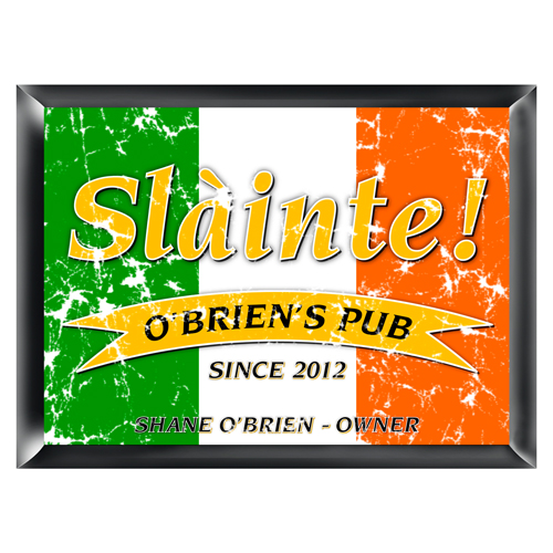 Personalized Irish Family Home Pub Sign