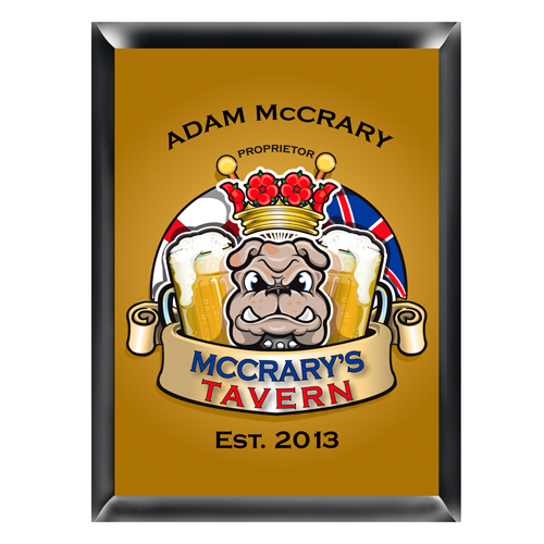 Personalized Home Pub and Man Cave Sign