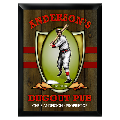 Personalized Home Pub and Man Cave Sign