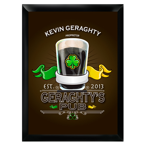 Personalized Home Pub and Man Cave Sign