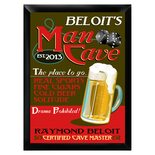 Personalized Home Pub and Man Cave Sign