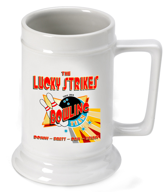 Personalized Ceramic 16oz Beer Stein Mug