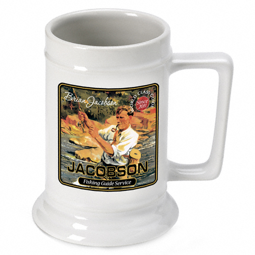 Personalized Ceramic 16oz Beer Stein Mug
