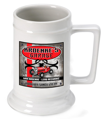 Personalized Ceramic 16oz Beer Stein Mug