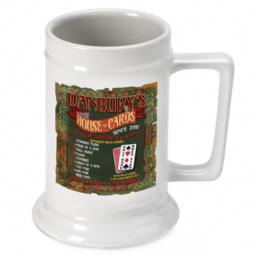 Personalized Ceramic 16oz Beer Stein Mug