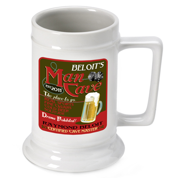 Personalized Ceramic 16oz Beer Stein Mug