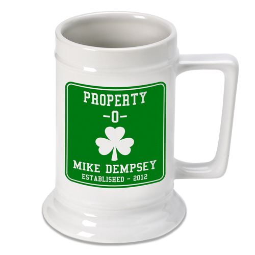Personalized Ceramic 16oz Beer Stein Mug