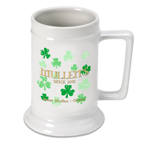 Personalized Ceramic 16oz Beer Stein Mug
