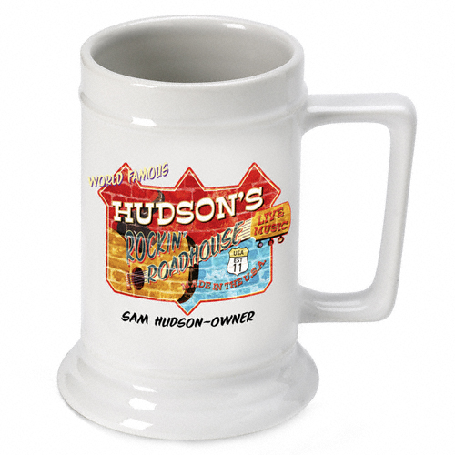 Personalized Ceramic 16oz Beer Stein Mug