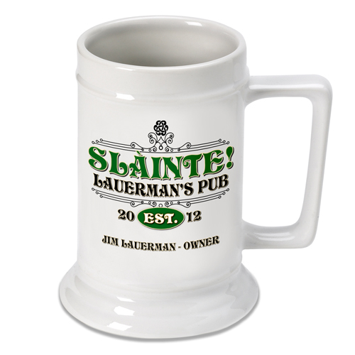 Personalized Ceramic 16oz Beer Stein Mug