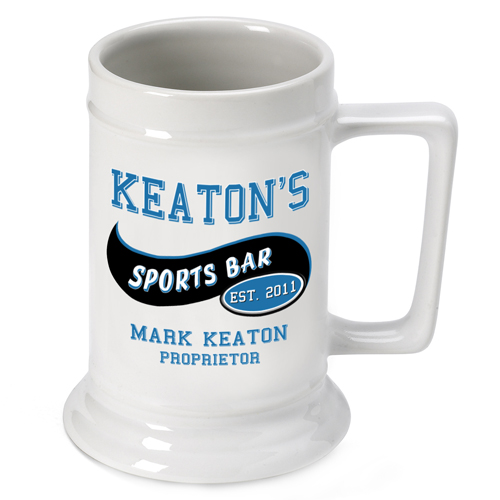 Personalized Ceramic 16oz Beer Stein Mug