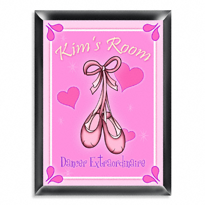 Personalized Girls Room Pink Sign