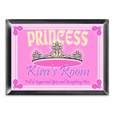 Personalized Girls Room Pink Sign