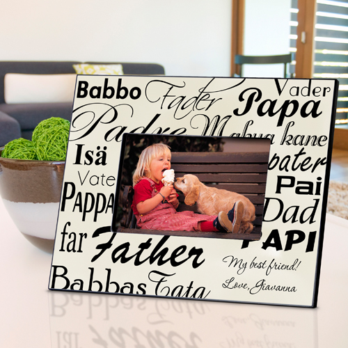 Dad In Translation Personalized Picture Frame