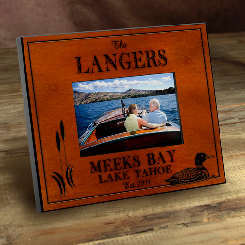 Personalized Lake Cabin Picture Frames