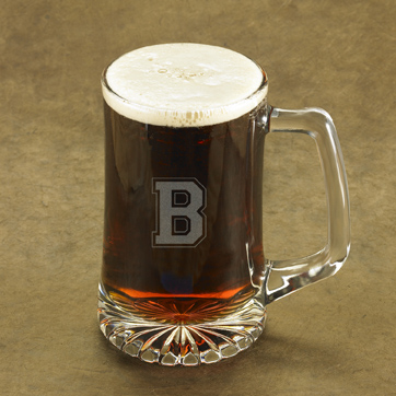 Collegiate Varsity Style 25oz Engraved Sports Mug