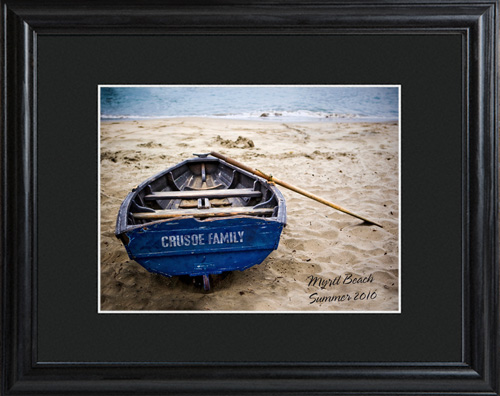 Personalized Life Is A Dream Wall Print With Wood Frame