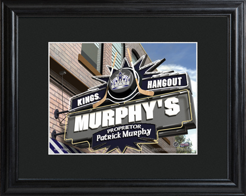 Personalized NHL Wood Framed Wall Print