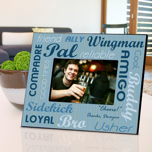 Personalized Guys Wedding Party Picture Frame