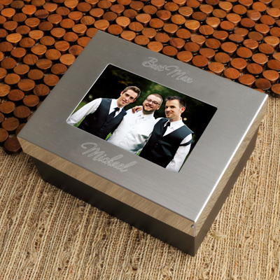 Engraved Groomsman Treasure Box GC780GROOM