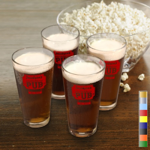 Personalized Classic 16oz Pub Glass Set GC783